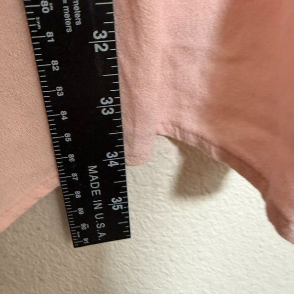 Old Navy Shirt Women's 3X Pink Button Up Collared Preppy Sheer Casual Top - Picture 5 of 8